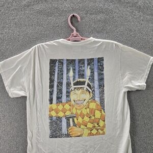 Junji Ito Collection Men Shirt M White Graphic Anime Short Sleeve Tee